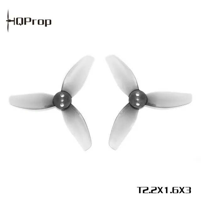 HQProp T2.2X1.6X3 Grey Props -Poly Carbonate