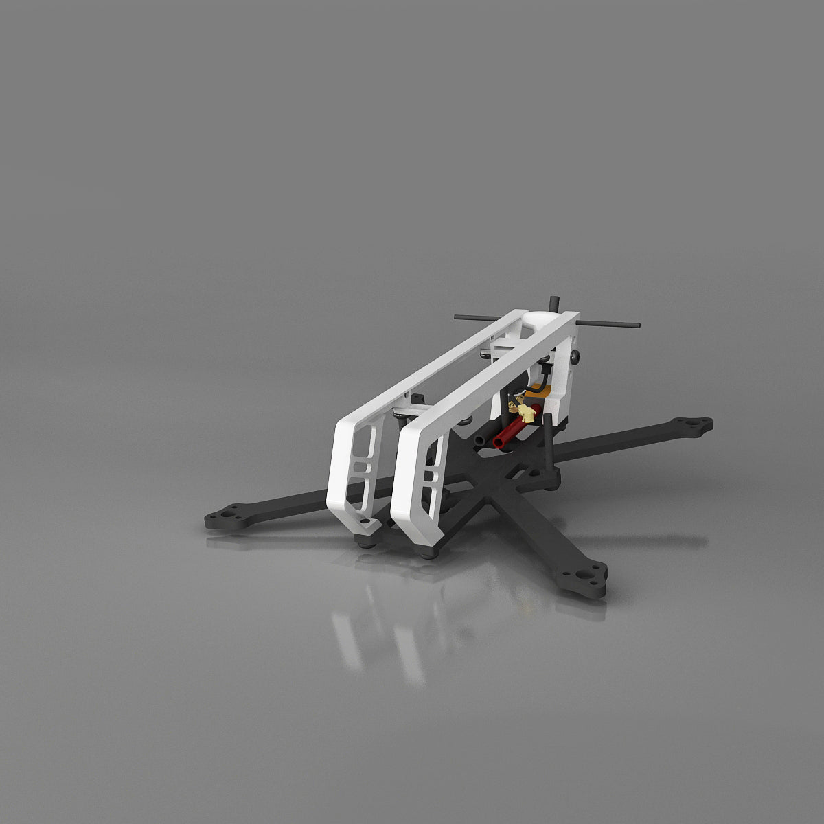 WalleFPV Lightning3 Frame Kit Base Plate / Aluminum Parts