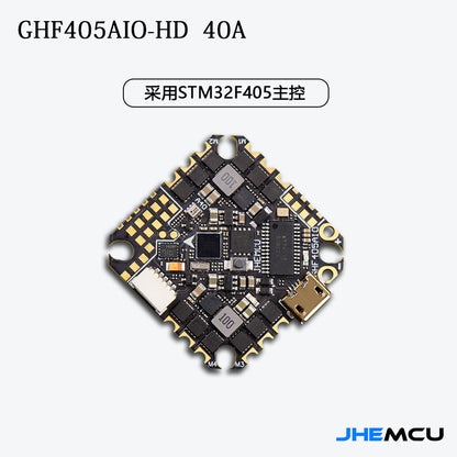JHEMCU GHF405 F4 HD 2-6S AIO Whoop/Toothpick Flight Controller (w/ 40A 16Bit 4in1 ESC)