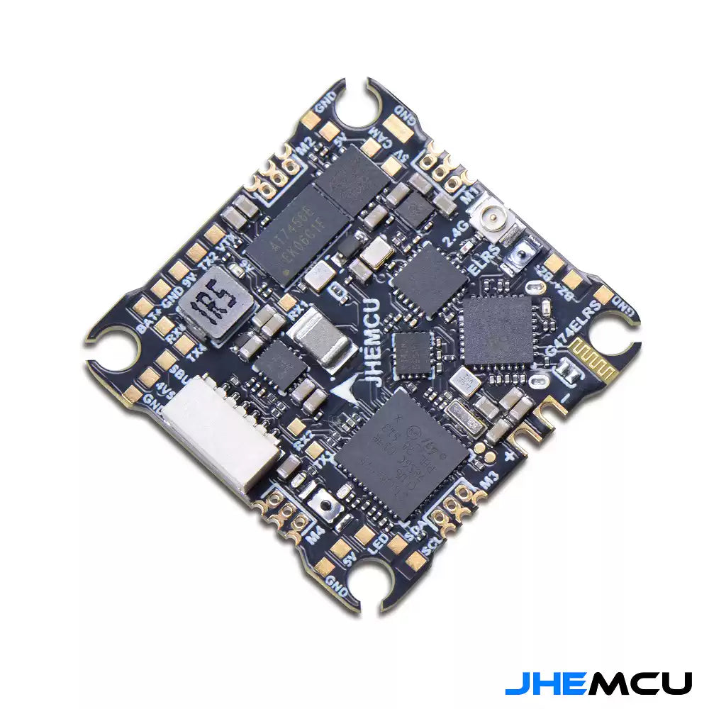 JHEMCU G474ELRS AIO 1-2S Whoop/Toothpick HD Flight Controller (w/ 12A 16Bit 4in1 ESC)